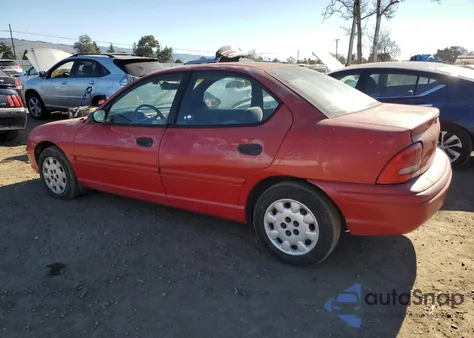 1998 Dodge Neon Highline из США, поврежденный, VIN 1B3ES47C9WD705986